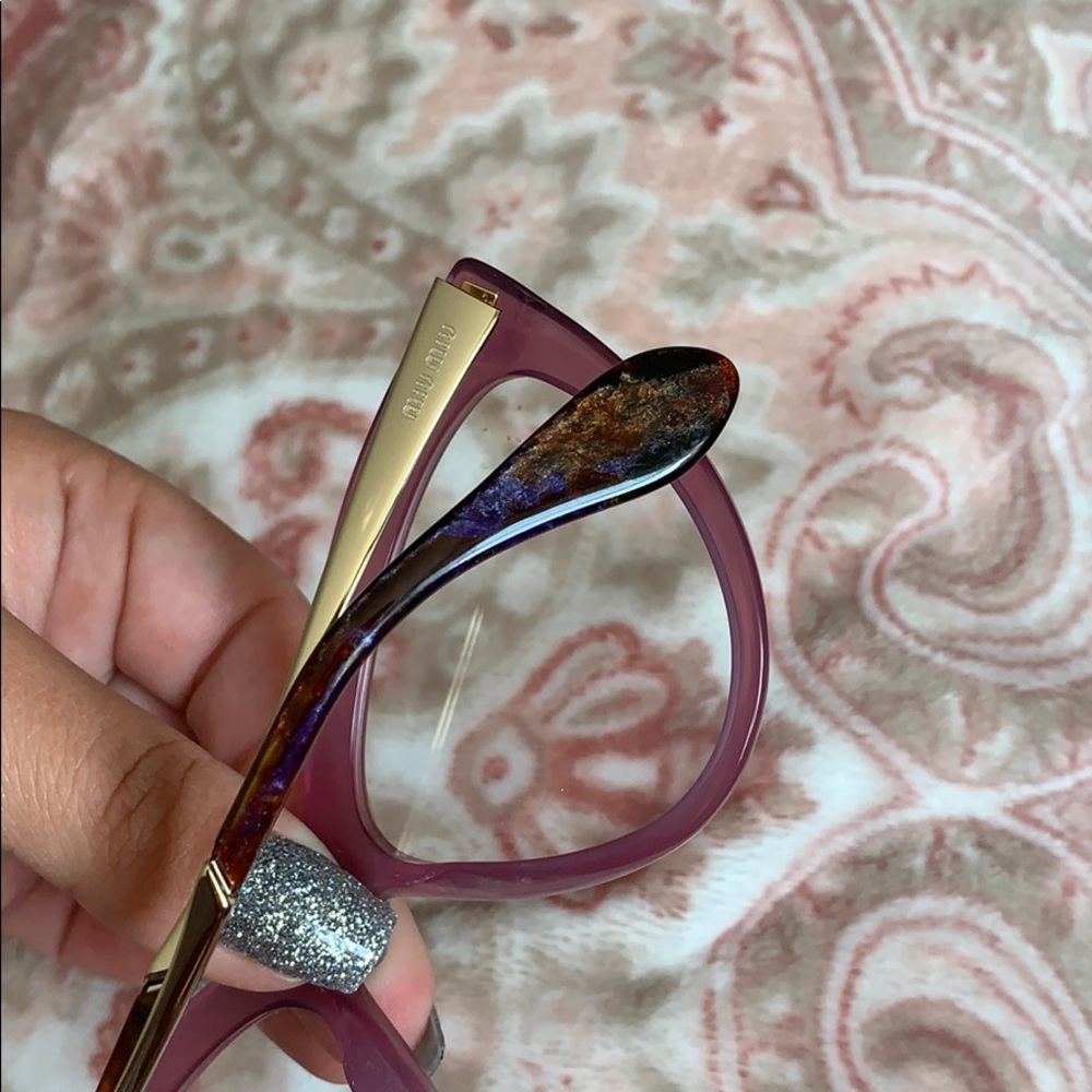Miu Miu pink prescription frames - Picture 8 of 9